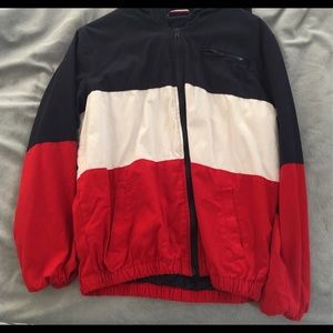 Brandy Melville windbreak jacket with hood